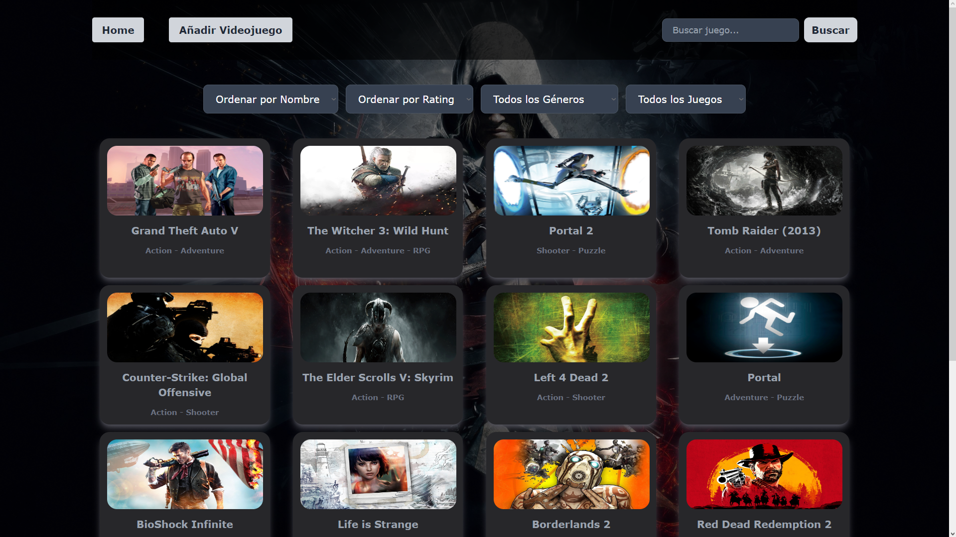 Captura de Videogames Project 1